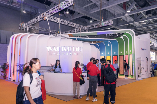 “海螺”閃亮建博會,瓦科藝術涂料用“差異化”實力圈粉